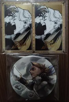 ヒロアカ展 クリアカード 缶バッジ 青山