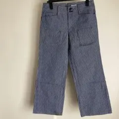 i.n.e ヒッコリー ストライプ パンツ デニムパンツ 日本製M