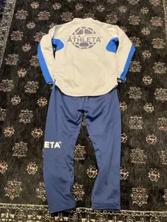 ATHLETA セットアップ ジャージ グレー/ブルー　150cm