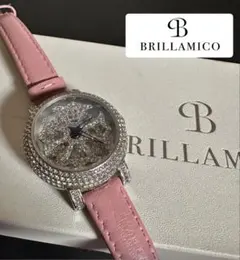 629 BRILLAMICO ブリラミコ　回転文字盤　ラウンド　ピンク　腕時計 629 BRILLAMICO ブリラミコ 回転文字盤 ラウンド ピンク 腕時計 - メルカリ