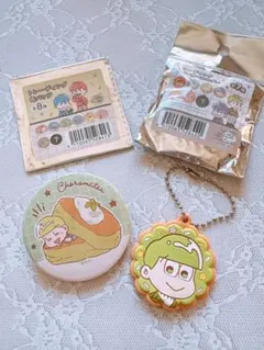 おそ松さん トレーディング缶バッジ・ラバーキーホルダー　【チョロ松セット】