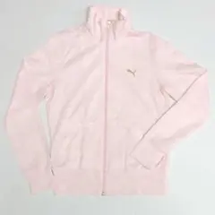 M 極美品PUMAプーマ　レディース　ピンク　ジップアップジャケット　ジャージ