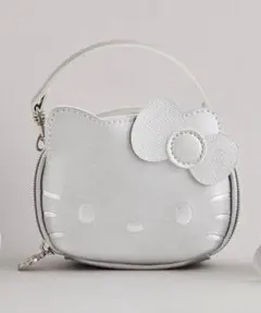 HELLO KITTY × BRILMYズボラに優しいミニコスメポーチ シルバー