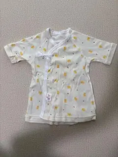赤ちゃんの城　akachannoshiro ひよこ柄 短肌着 50-60cm