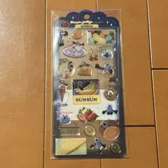 スンスン　ドロップジュリーシール　青