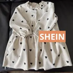 SHEINハート柄ワンピース