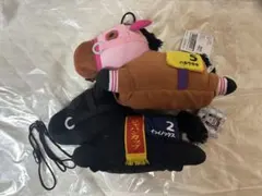 サラブレッドコレクションスマホショルダー　2種セット　イクイノックス、ハルウララ