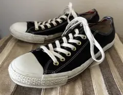 【Converse】ブラックキャンバススニーカー 28.0cm