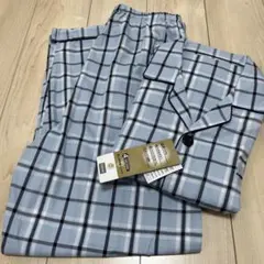 新品タグ付き チェック柄 パジャマ 綿100 長袖