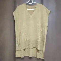 Samansa Mos2 　Vネックニットベスト