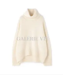 【新品未使用】GALERIEVIE ギャルリーヴィー タートル ニット S