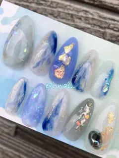 #87色変更無料♡ネイルチップ ニュアンスネイル オーダーメイド ぷっくり