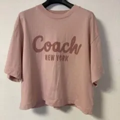 Coach 半袖 Tシャツ ピンク　ドルマン　カットソー　コーチ　正規品のサムネイル