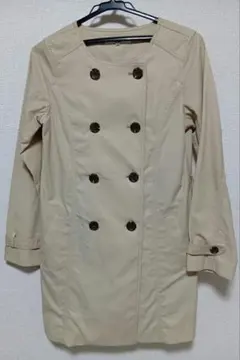 ナチュラルビューティーベイシックベージュ ノーカラーコート