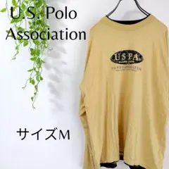 !b1720　ユーエスポロアッスン　長袖カットソー　 M　メンズ　カジュアル