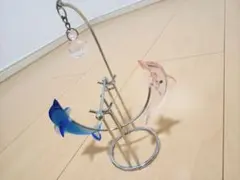 イルカ 置物 スタンド付き