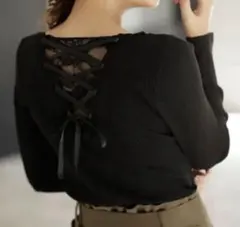 INGNI バックレースアップトップス