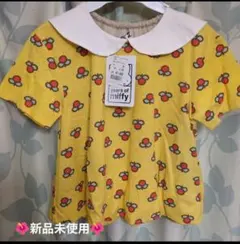 単品値引き不可　ミッフィー　 花柄 Tシャツ 110