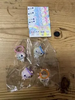 ぷくぷくあわわちゃん めじるしチャーム 3点セット