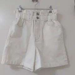 Ray Cassin　ホワイト コットン ショートパンツのサムネイル