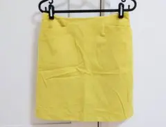 【未使用】ロペピクニック 鮮やかイエロー タイトスカート 38 M 春秋冬