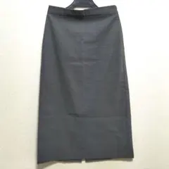 【GU】グレー チェック柄 タイトスカート