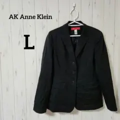 AK Anne Klein【L】ブラック テーラードジャケット 七分袖にも