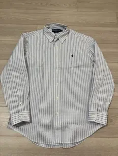 Ralph LaurenラルフローレンCUSTOM FITストライプBDシャツL