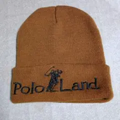 Polo Land ブラウン ニット帽