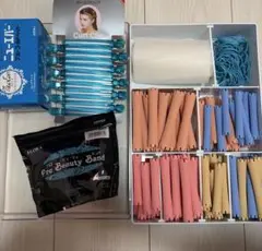 ワインディング パーマロッド ペーパーホルダーウィッグ×2クランプ美容