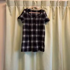 DO!FAMILY チェック柄 半袖チュニック