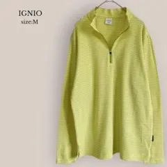 IGNIO✨美品✨ハーフジップ長袖カットソー　スポーツウェア　メンズ　ゴルフのサムネイル