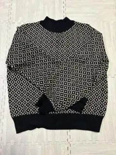 INGNI 幾何学模様 長袖ニット