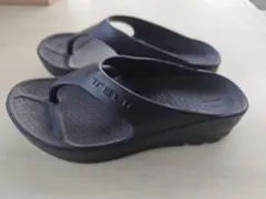 【美品】TELIC テリック リカバリーサンダル W-FLIP 24cm 黒のサムネイル