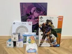 ​【豪華8点セット】ジョジョ 一番くじ ラストワン賞 ジョニィ＆ジャイロ＋上位賞