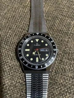 n*a様 TIMEX Q TW2U61600 腕時計 ブラック 本体のみ、箱、取 - メルカリ