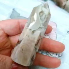 天然石桜瑪瑙ポイント6センチ