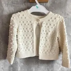 Baby GAP カーディガン 白 ホワイト 90サイズ