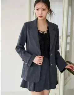 ジャケット・アウター eimy istore two way over jacket(gray) エイミーイストワール EIMY ISTOIRE two way over jacket （GREY