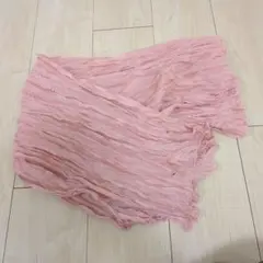 ピンク シフォン テーブルクロス