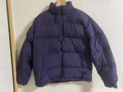 メンズ　Columbia パープル　ダウンフェザー入り　柔らかダウンジャケット