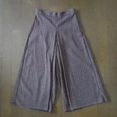 GU キュロットパンツ ガンクラブチェック