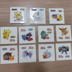 ポケモンパン デコキャラシール ハロウィン 11枚セット