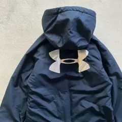 UNDER ARMOUR アンダーアーマー YSM 130cm ベンチコート 紺