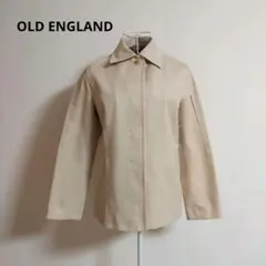 OLD ENGLAND　フライフロント　 比翼仕立て　トレンチジャケット