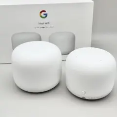 Google Nest Wifi 拡張ポイント 2個セット H2E スノー - メルカリ