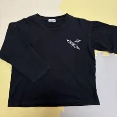 branshes ブランシェス　ロンT 長袖カットソー　130cm 黒　ロケット