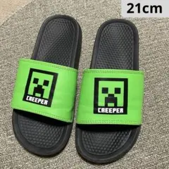 Minecraft★クリーパー 、サンダル 21cmマイクラ