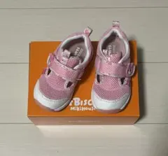 ホットビスケッツ サンダル 16.0cm ピンク×うさこ ベビー ミキハウス