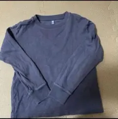 UNIQLO 130cm ネイビー 長袖カットソー